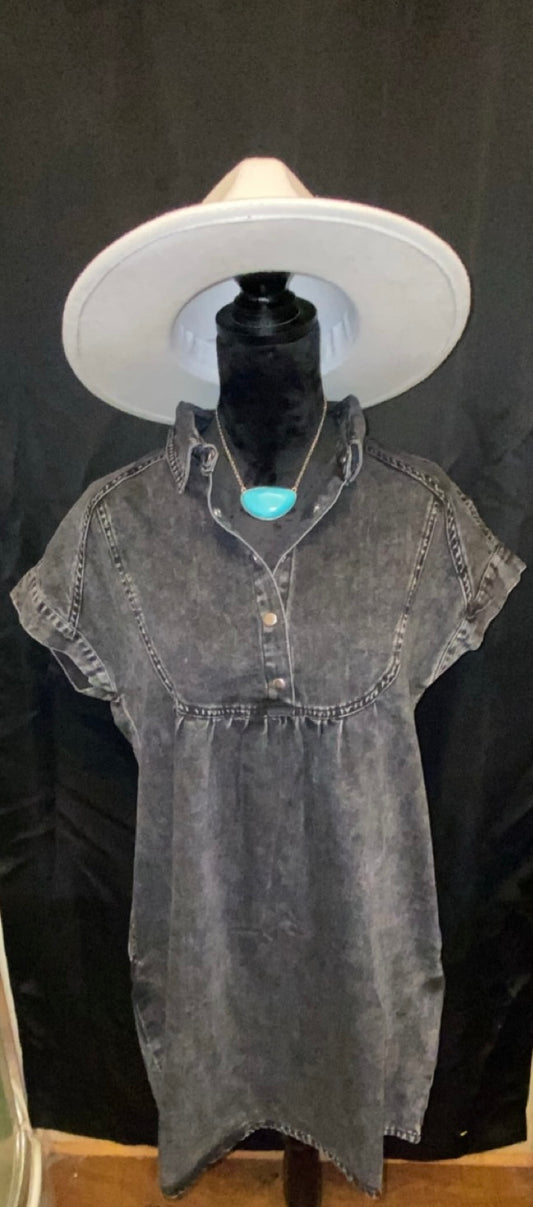 Western Denim Dress